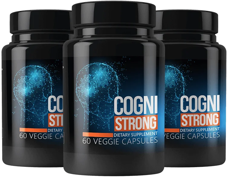 CogniStrong three-bottle pack brain supplement
